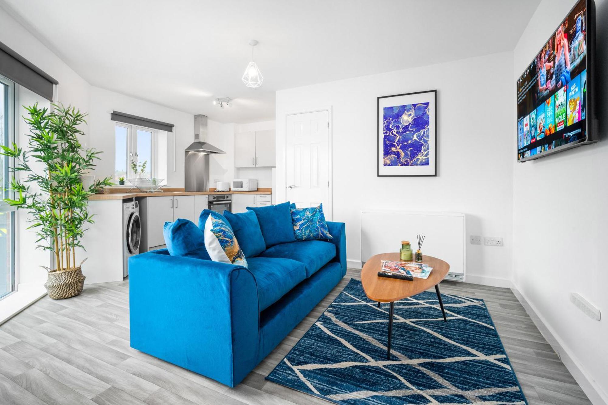 New 2 Bedroom Deluxe Apartment - Parking - Wifi & Netflix - Top Rated - 50C Cradley Heath Exteriör bild